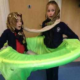Children inhabiting an alien world during outreach session with Cornerstone
