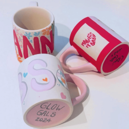 Brushes and Blushes: Valentine's Pottery Painting at Cornerstone Arts Centre in Didcot