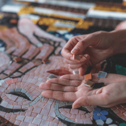 Beginners Mosaic at Cornerstone Arts Centre in Didcot